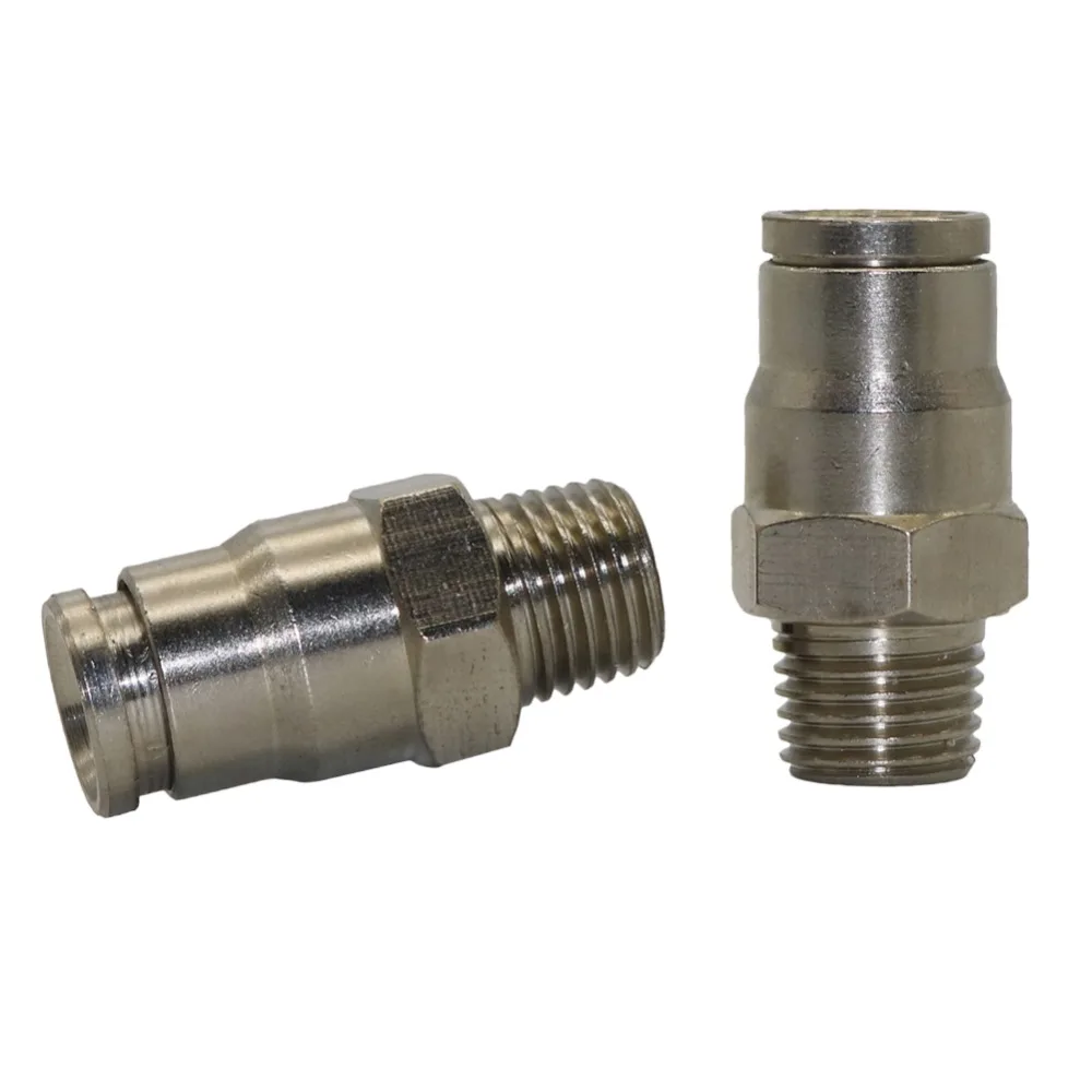 

Hose connector Transformer 1/4" male thread to 3/8" Quick Coupling Agriculture Greenhouse mist system Joiner 10 Pcs