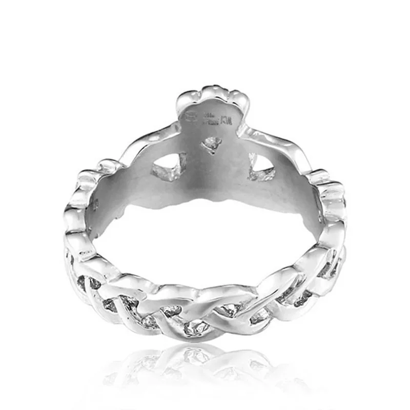 Irish Claddagh Rings For Women Hand Love Heart Crown Wedding Engagement Ring Best Friends Friendship Ring Alliance R186G