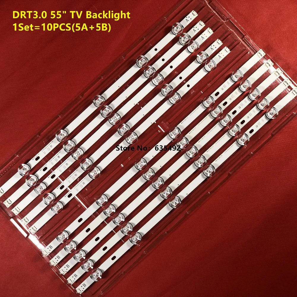 

New 10PCS LED Strip DRT 3.0 55"_A/B Type 6916L-2232A 2233A For 55LY340C 55LY320C 55LF580V 55LF652V 55LB582U 55LB572U LC550DUH