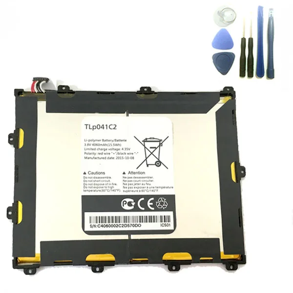 

Аккумулятор SanErqi TLp041C2 / TLp041CC на 4060 мА · ч для Alcatel OneTouch POP 8 P320A, бесплатные инструменты