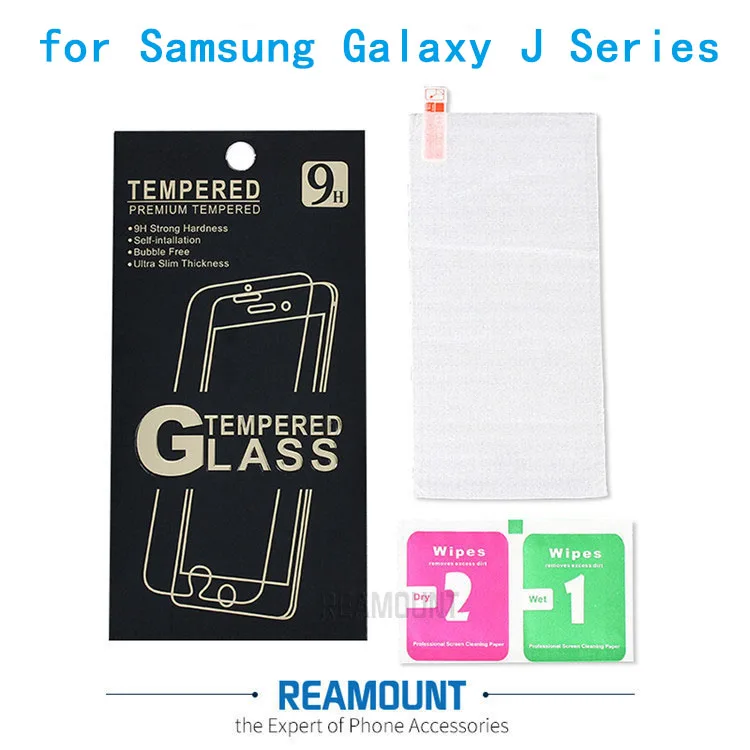 50 pcs Screen Protective Skin For Samsung Galaxy J1 J1 mini 9H 0.3mm Toughened Glass Film 2.5D Premium Tempered Glass