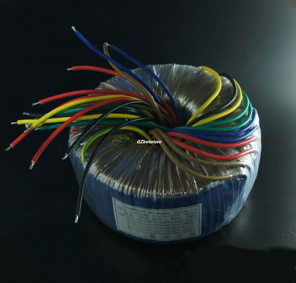 500W Toroidal Transformer 0 - 28V*2 (10a) 42V*2 0  12V - 0 - 12V   A variety type for choose