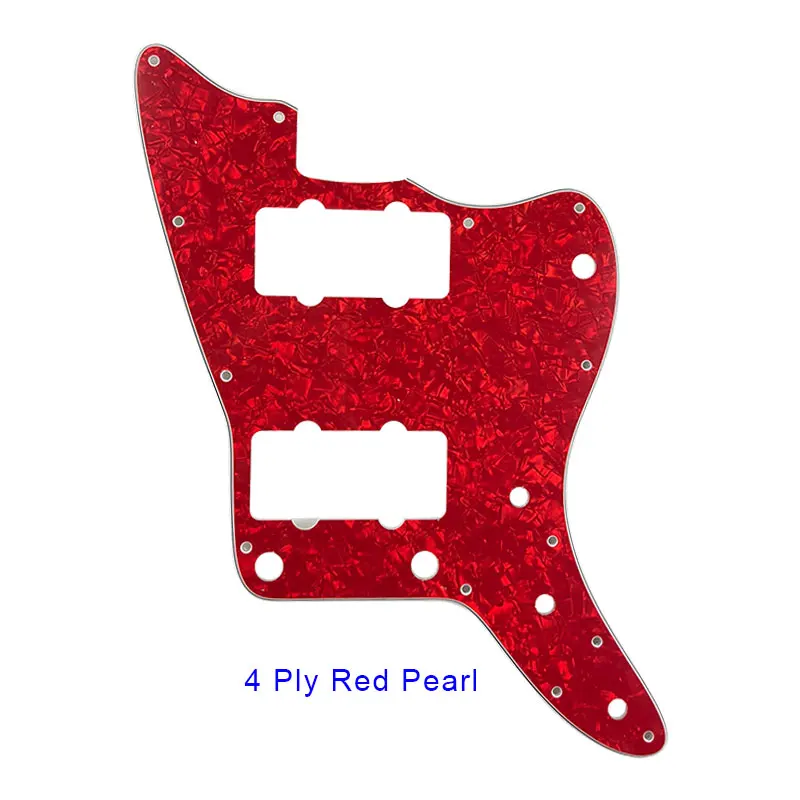 Fei Man - Pickguards For Jazzmaster Guitar, Guitar Accessories, 13 Screws, Upper Control Button, Best Quality Replacement