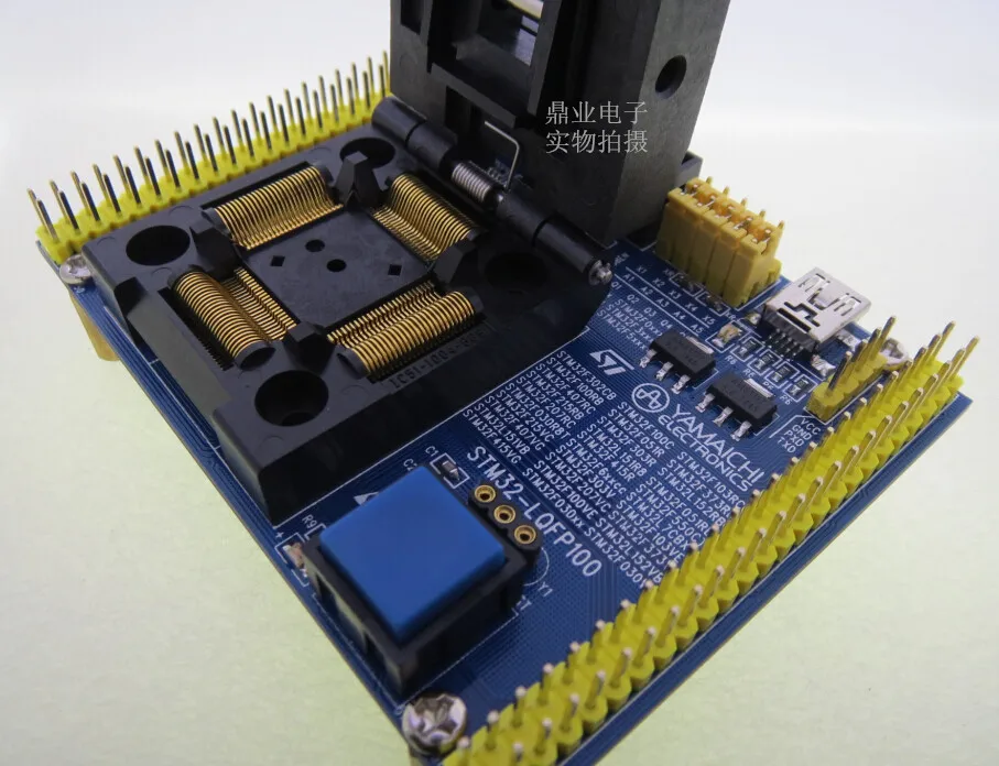 Imagem -03 - Clamshell Stm32-lqfp100 Stm32f302 100 407 215 207 030 215 151 415 ic Queima Assento Adaptador Teste Banco de Teste Soquete