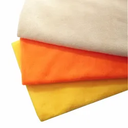 1mm Yellow  Soft Minky Fleece Fabric Polyester Fleece Cloth  Brushed Fabrics for Patchwork  Sew Doll Stuffed Toys Cloth 50x50cm