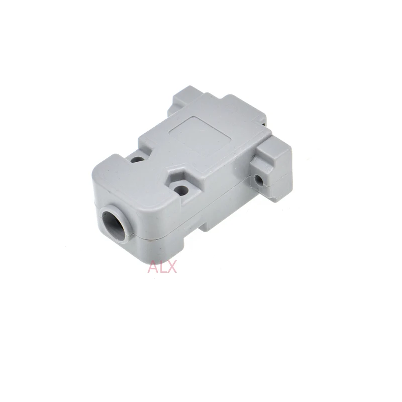 2/5/10Pcs Plastic Cover Housing Hood For D-SUB 9 Pin 2 Rows DB9 Pin Serial RS232 connector