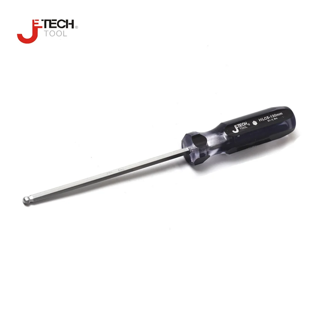 Jetech 1pcs ball end tip hex drivers with plastic handle balldriver screwdriver size 1.5mm 2mm 2.5mm 3mm 4mm 5mm 6mm 8mm 10mm