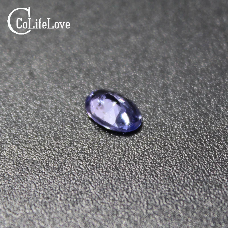 0.7 ct natural tanzanite loose gemstone for ring or pendant 5mm*7mm VS grade oval cut tanzanite loose stone