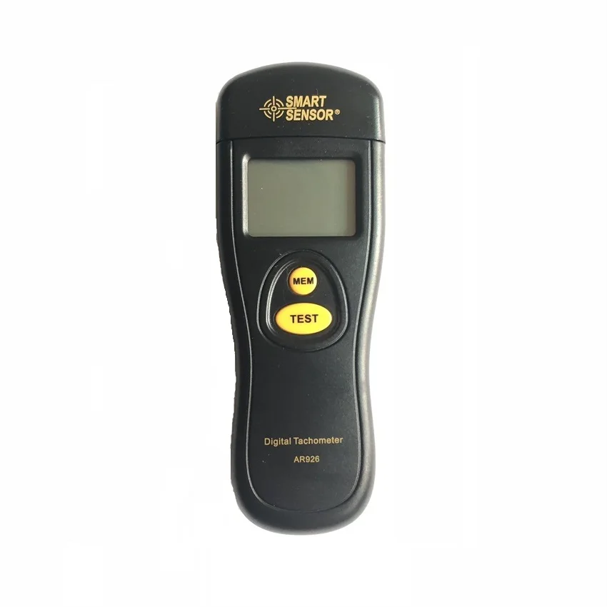 Smart Sensor AR926 Digital Laser Tachometer 2.5~99999RPM LCD photoelectric Tachometer Test Meter Speedometer RPM Meter