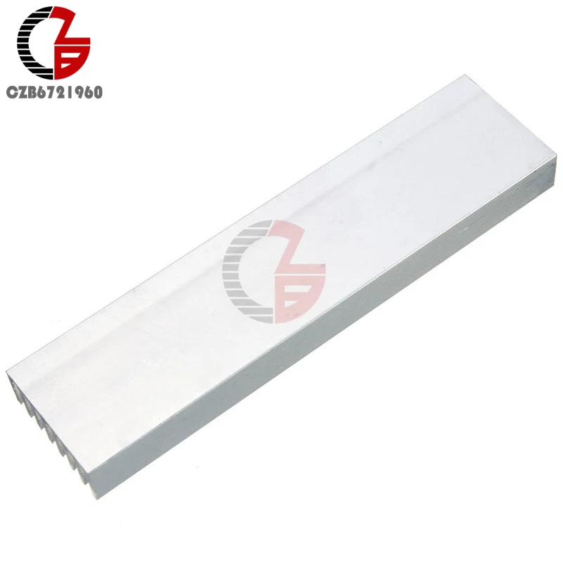 100x25x10mm Aluminum Heat Sink Cooling LED Power IC Transistor For Computer