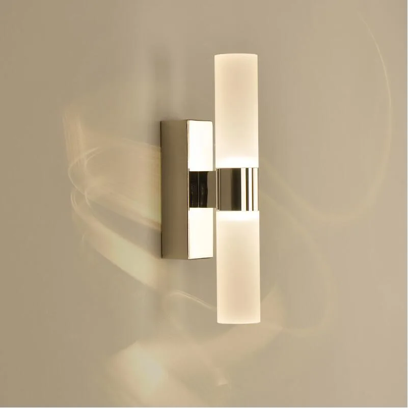 

Stainless steel AC85-265V 6W LED mirror light for bathroom Acrylic wall light Hotel Bedroom living room Decor wall sconce