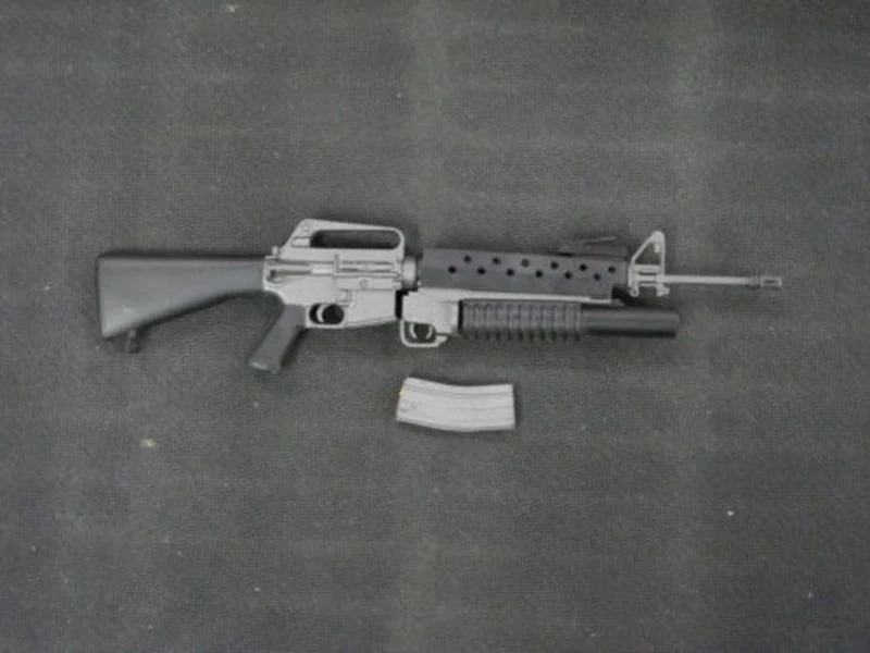 Escala 1/6 m16a1 + m203 arma de rifle de assalto militar dos eua, modelo adequado para figura de ação de soldado de 12 ", acessório de bonecas dody para coleções