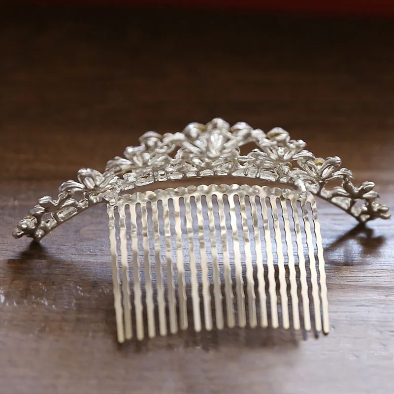 Fashion Multi-Style Pearl Rhinestone Tiara and Crown with Comb Wedding Princess Diadem Hair Jewelry Accessories for Women SL