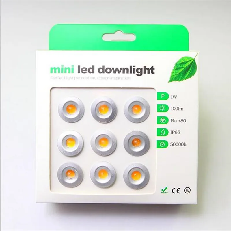 Kwadratowy okrągły Mini LED typu Downlight 1W kryty na zewnątrz IP65 ogród łazienka korytarz sufitowy żarówka punktowa oświetlenie sauny 1W DC12V