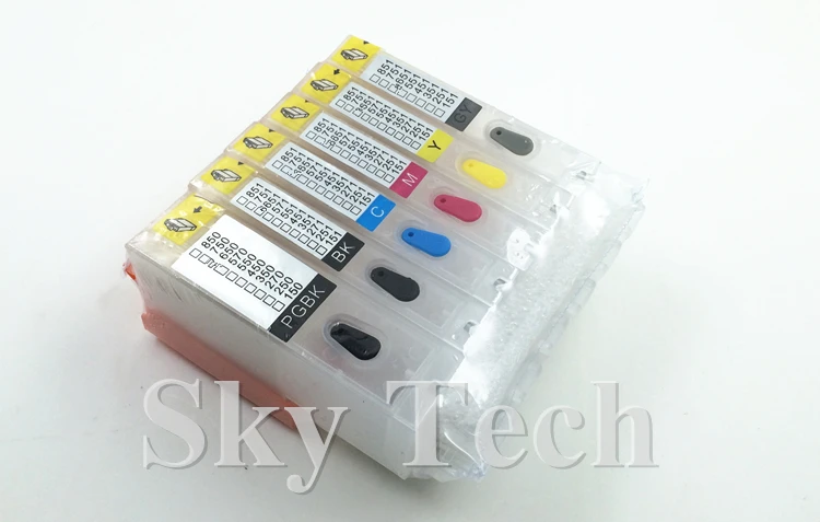 6PK Empty Refillable Cartridge suit for PGI450 CLI451 ,Suit for canon MG5440 MG5540 MG8740 IX6540 MG7140 iP7240,with ARC chip