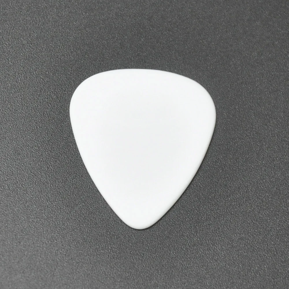 100pcs Heavy 1mm 351 Delrin Guitar Picks Plectrums White