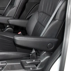For Honda Odyssey 2015 2016 2017 Microfiber Leather Front / Middle Pair Seat Armrest Handle Protective Cover