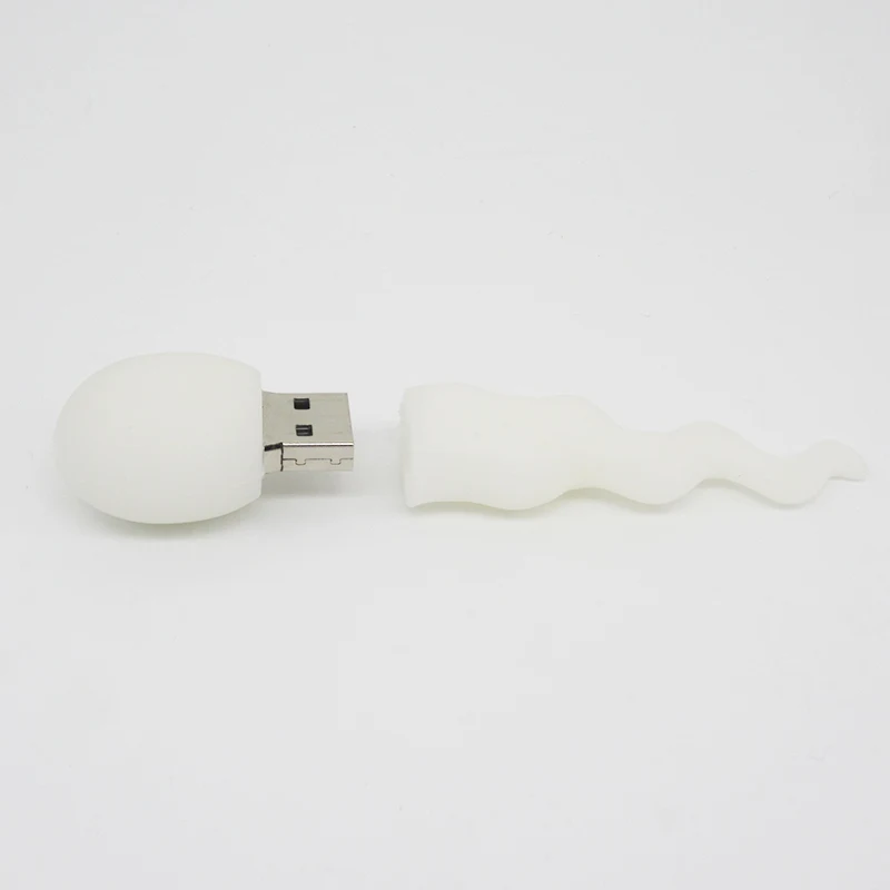 New style Creative USB Flash Drive Sperm Tadpole Cute PenDrive U Disk 8G/16GB /32GB/4GB Pen Drive Memory Flash Card Fun Gift 64G