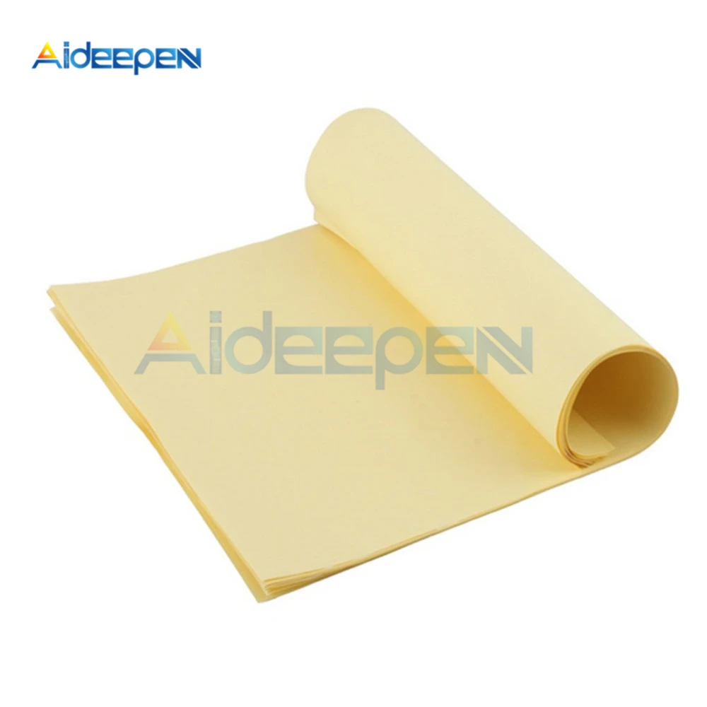 10PCS A4 Toner Heat Transfer Paper For DIY PCB Electronic Prototype Mark Yellow