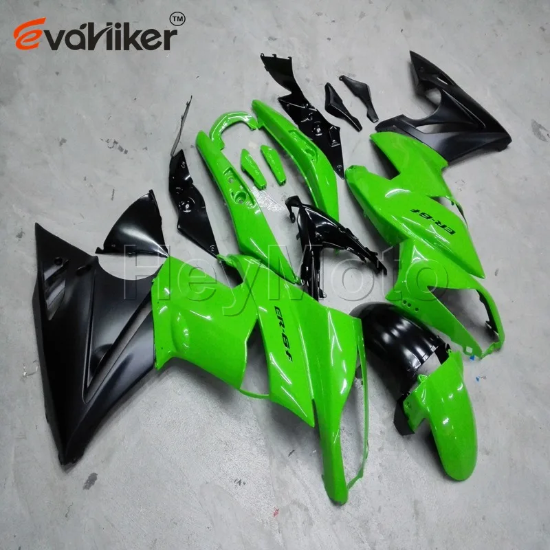 motorcycle Fairing hull for 650R ER6F 2009 2010 2011 black ER 6F 09 10 11 ABS plastic motor panels kit