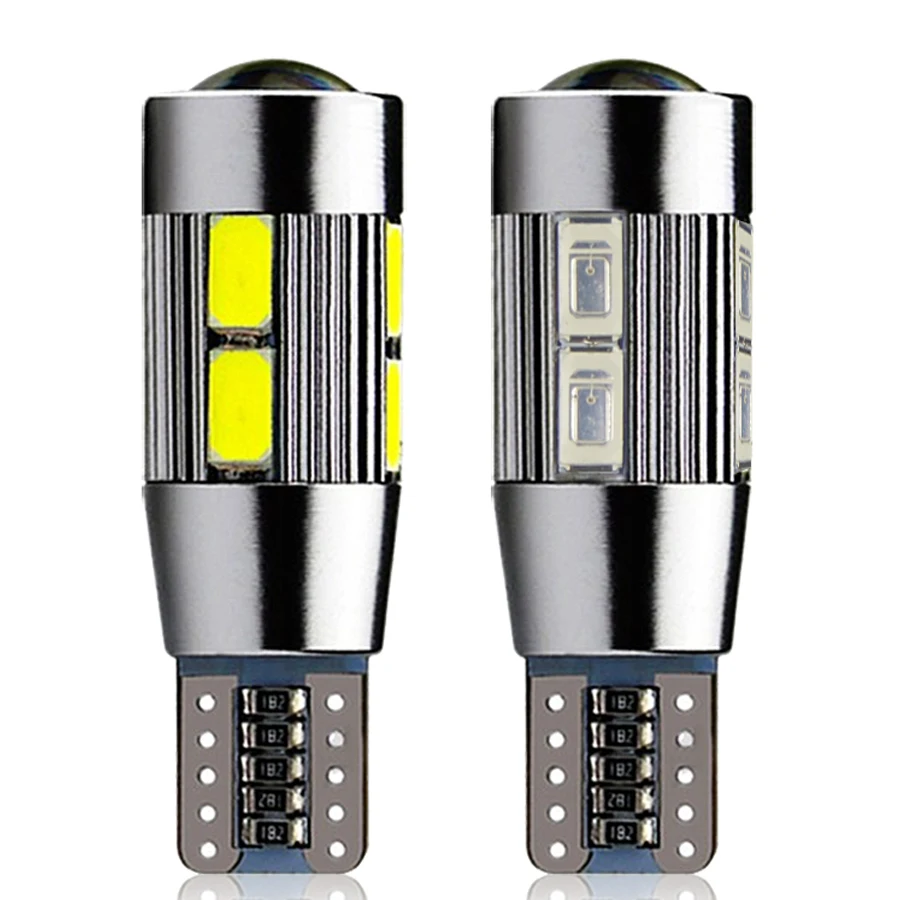 

Car Styling!! 2pcs Car Auto LED T10 194 W5W Canbus 10 smd 5730 LED Light Bulb No error led light parking T10 LED Car Side Light