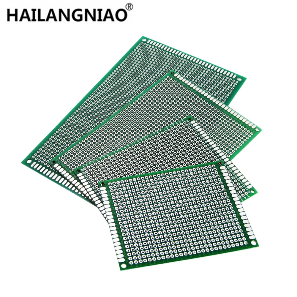 4pcs 6x8 7x9 8x12 9x15 cm 6*8 7*9 8*12 9*15cm double Side Copper prototype pcb Universal Board