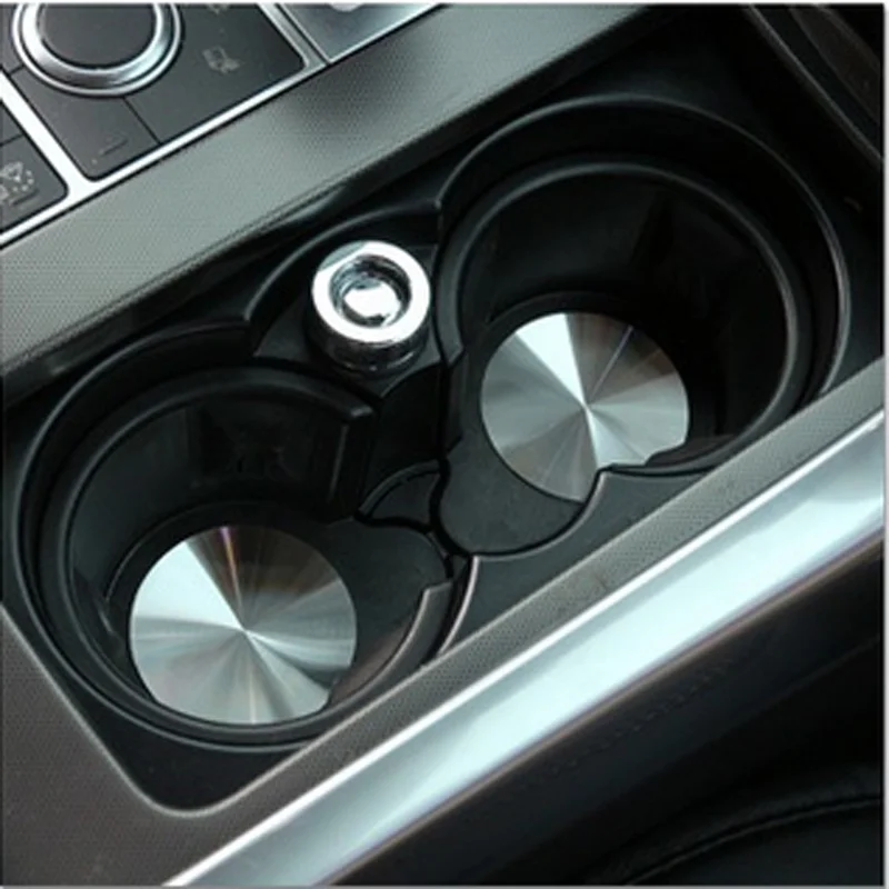 For Land Rover Discovery 4 Freelander 2 Discovery 5 Inner Car Central Console Cup Holder Pad Water Coaster Accessories 2PCS/Set