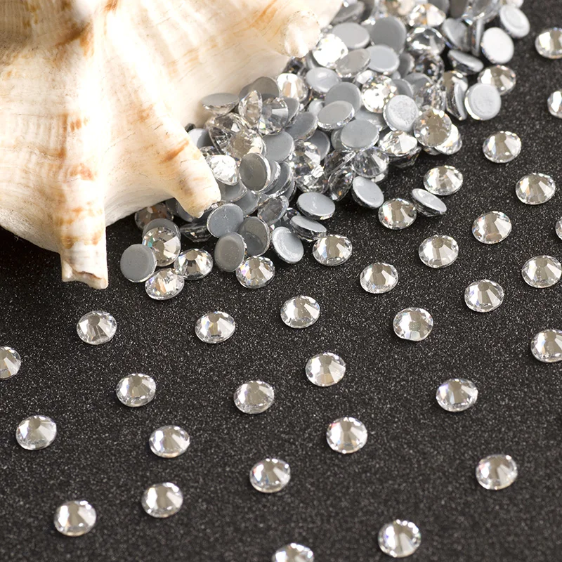 YANRUO 2058HF Kristall Hot Fix Strass Kristall Und Steine Flatback Strass Hotfix Kristalle Steine Für Kleidung Kleider – Detail 5