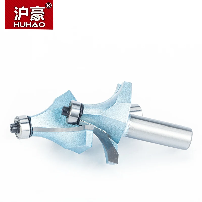 HUHAO-Round-Over Router Bits para Madeira, Ferramenta para Carpintaria, Enmill Industrial com Rolamento, Fresa, Corner Round Over Bit, 1Pc