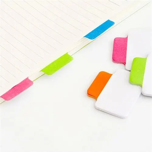 Catatan Informasi Tab Index Label Stiker, 2 Inches x 1-3/4 Inci, 25 Lembar x 16 Bantalan