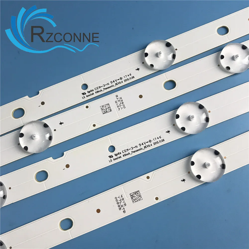 LED 백라이트 스트립 5 램프 LG Innotek 49 인치 TX-49DS500B 49DS500E TZLP151KHAB6 TZLP151KHAB1 49DS500B LBM490M0501-CH-2