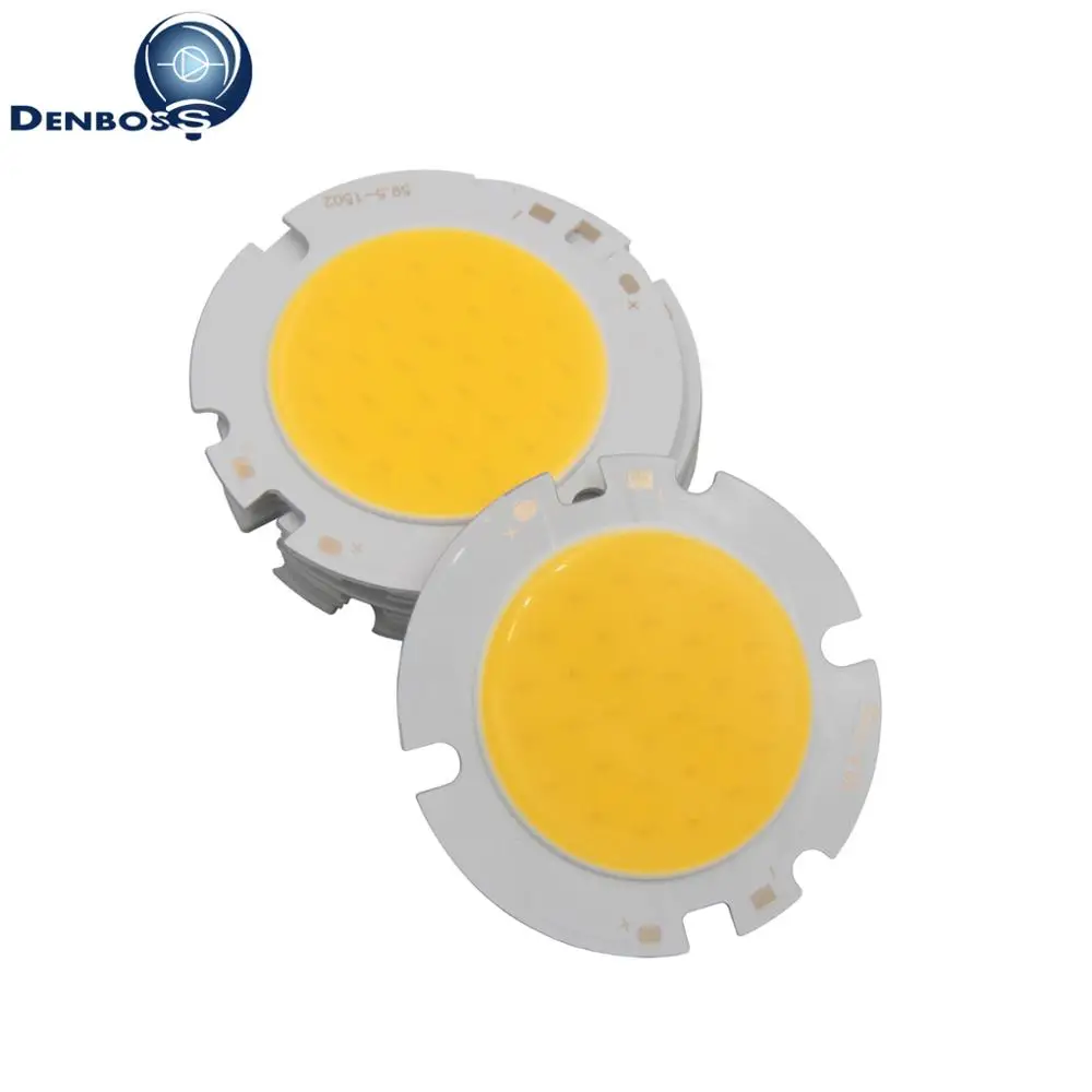 Allcob LED COB Strip Light Source Manufacturer Globe 60mm 42mm Round High Lumen Module 10W 15W 20W 30W COB for Downlight Lamp