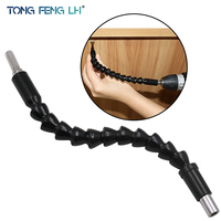 Repair Tools Black 132-295mm Flexible Shaft Bits Extention Screwdriver Bit Holder Connect Link Electronics Drill 1/4\