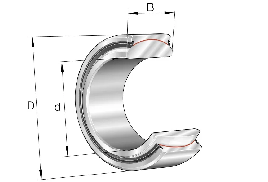 

1pcs GE40UK-2RS GE40 40X62X28X22 MOCHU Seal Radial Spherical Plain Bearing Requiring Maintenance-free Joint Bearing