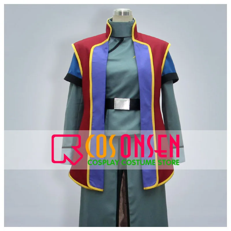 

COSPLAYONSEN Mobile Suit Gundam 00 Earth Federation Mr Bushido Cosplay Costume 5pcs Set All Size