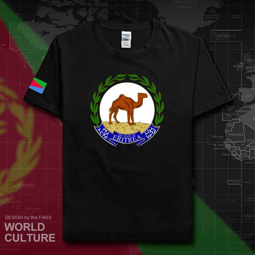 Eritrea Eritrean t shirt fashion 2018 jerseys nation team 100% cotton t-shirt clothes tees country sporttshirt ERI ER summer 20 image 4