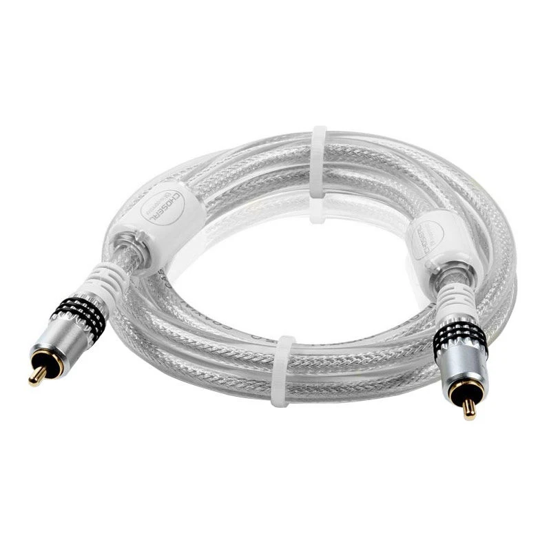 Choseal Rca Digitale Audio Coaxiale Kabel S/Pdif Male Naar Mannelijke Coaxiale Speaker Kabel Voor Hdtv Subwoofer Hifi-Systemen