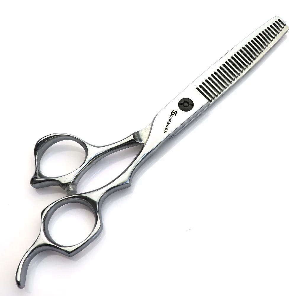 6 inch Sharonds Japan 440C High End Hair Sparse Scissors Professional Stainless Steel Barber Scissors Tools