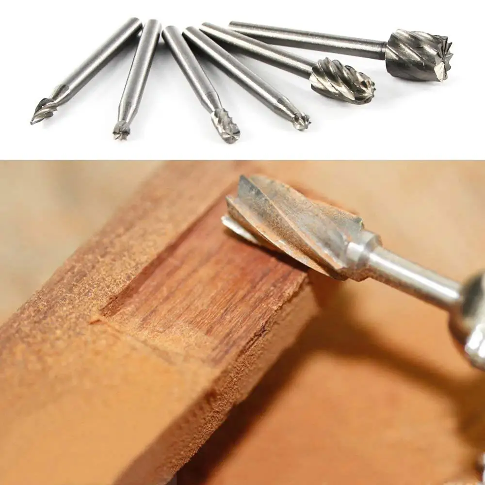 Dremel Dreh Werkzeug Zubehör Holz Carving Set Mini Drill Bit Set Schneiden HSS Routing Router Schleifen Bits Fräser
