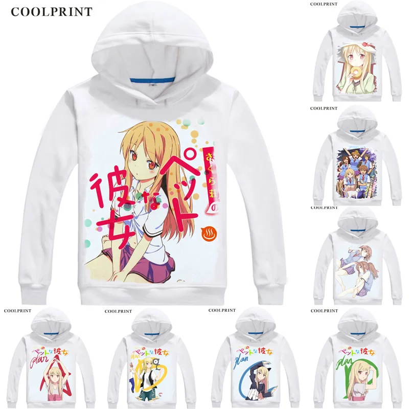 

The Pet Girl of Sakurasou Hoodies Men Hip Hop Hoodie female protagonist Shiina Mashiro Cosplay Motivs Anime Sweatshirts Women