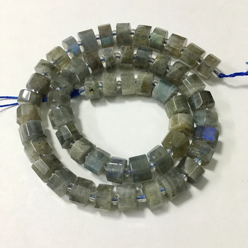 Wholesale 3 Strands/lot Natural Labradorite Gem Beads,8mm Faceted Roundel Wheel Beads,Cutting Bead for Jewelry,16