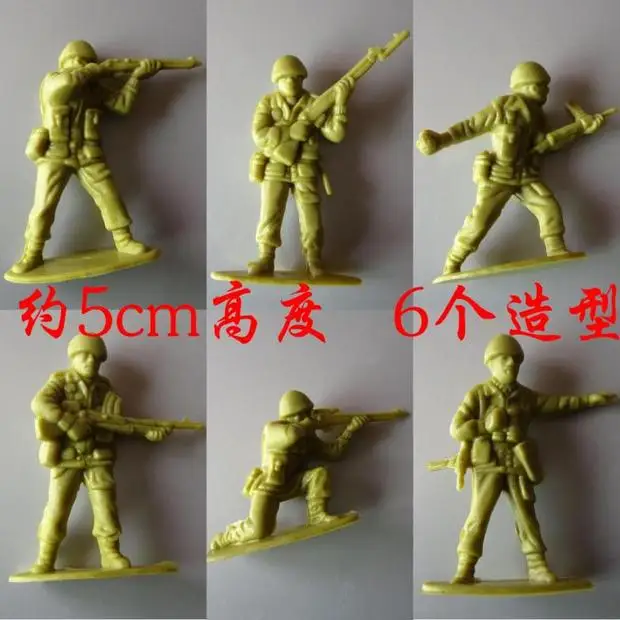 360pcs/set 5cm Mini Soldier Toy Set Model Toy World War Ii Plastic Soldier Set Action Figure Toys for Boy Gifts