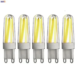 IWHD 3W E14 G9 Led-lampe 220V 240LM COB Dimmbare LED Lampe G9 220V Mais Bi-pin Lichter Warm Weiß Weiß 110v-220v