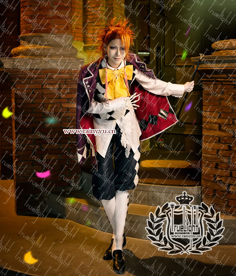 

Kuroshitsuji Noah's Ark Circus Joker Anime Cosplay Costume 110