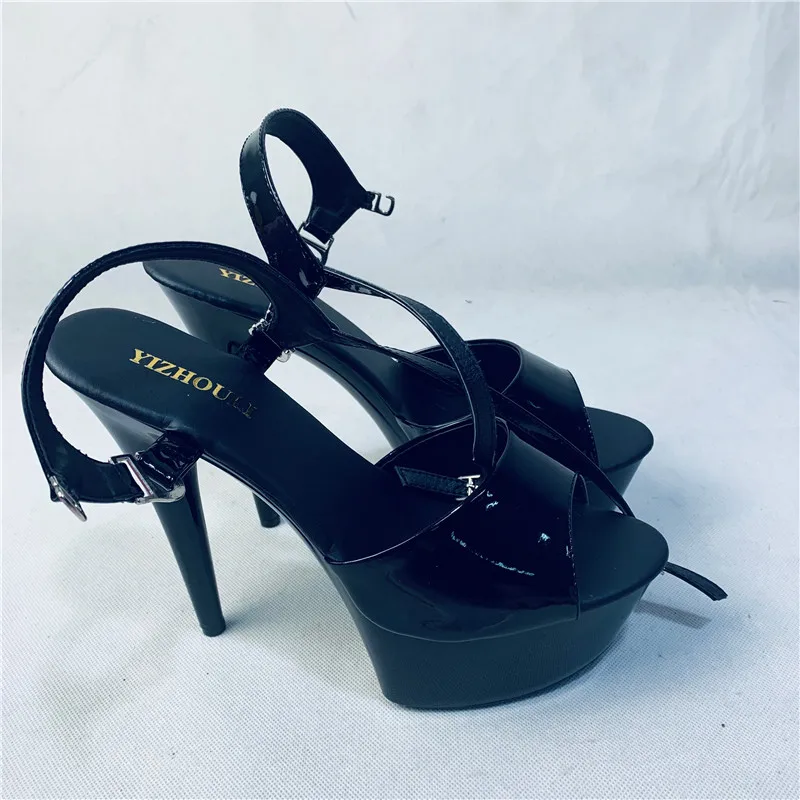

Summer classic fashion stage women's shoes 15CM sexy high-heeled shoes, model sexy banquet sandals