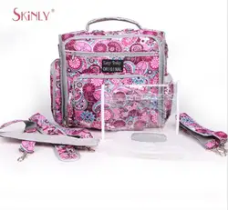 New Floral Diaper Bag Backpacks Baby Bag Changing Nappy Bags For Mom Big Capacity Stroller Mummy Bag Bolsa Maternidade Baby