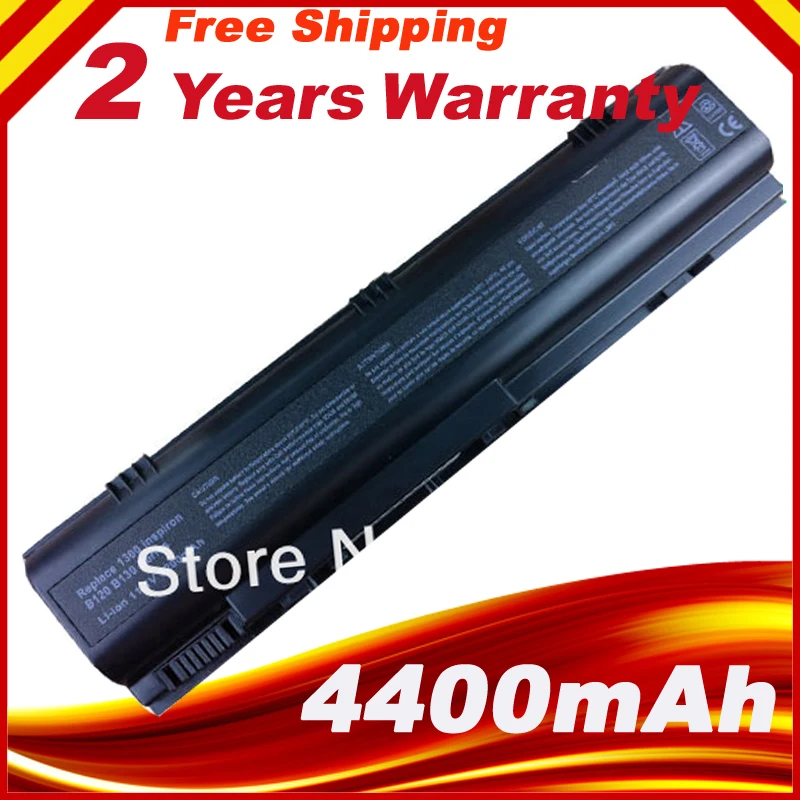 Battery For Dell Inspiron 1300 B120 B130, for Latitude 120L HD438 XD187 312-0416 KD186 0XD184 XD184 TD611 TD612 UD535 TD429