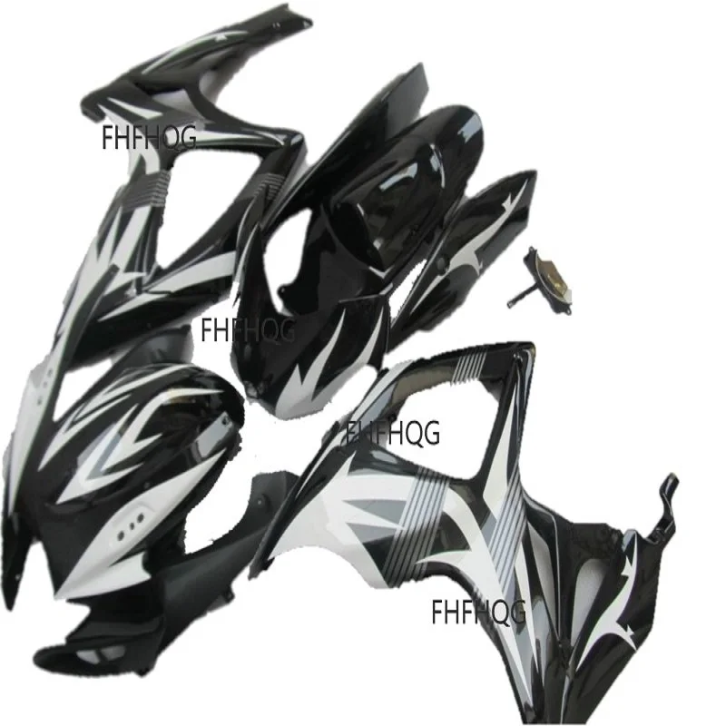 Hey-Injection mold Fairing Kit for SUZUKI GSXR 600 750 K6 06 07 GSXR600 GSXR750 2006 2007 white black Fairings