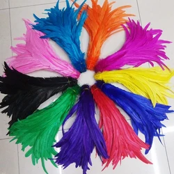 Free shipping 500pcs multi-colors beautyful rooster coque tail feathers 30-35cm 12-14 inch DIY cock feather for headdress