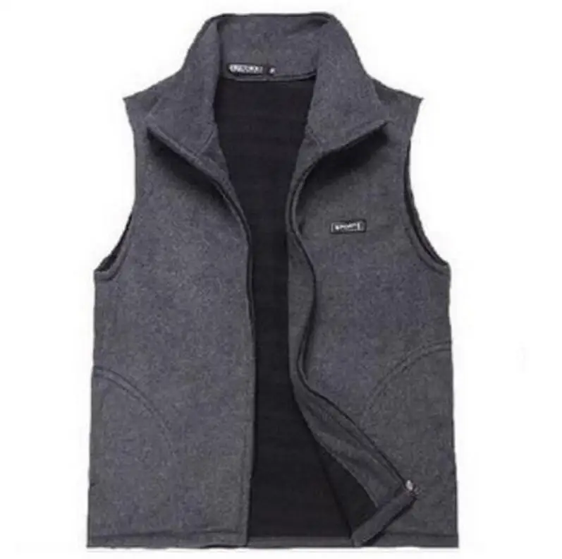 

In Stock Real Photos Designer Inspired Cotton Textured Herringbone Quilted Puffer Vest Gold Zipper Size L-4XL Factory Direct